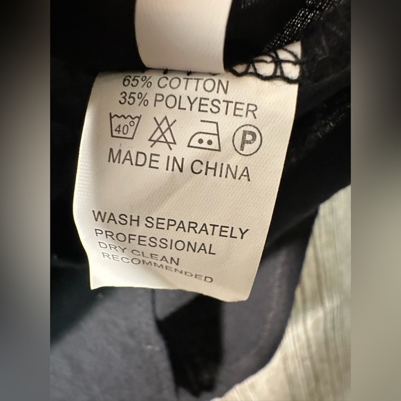 Black Lace Sleeve Button Down Shirt Sz XL NWT - Picture 4 of 6